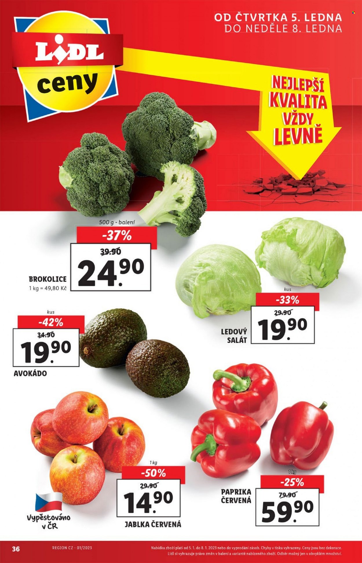 Leták Lidl - 2.1.2023 - 8.1.2023. Strana 36