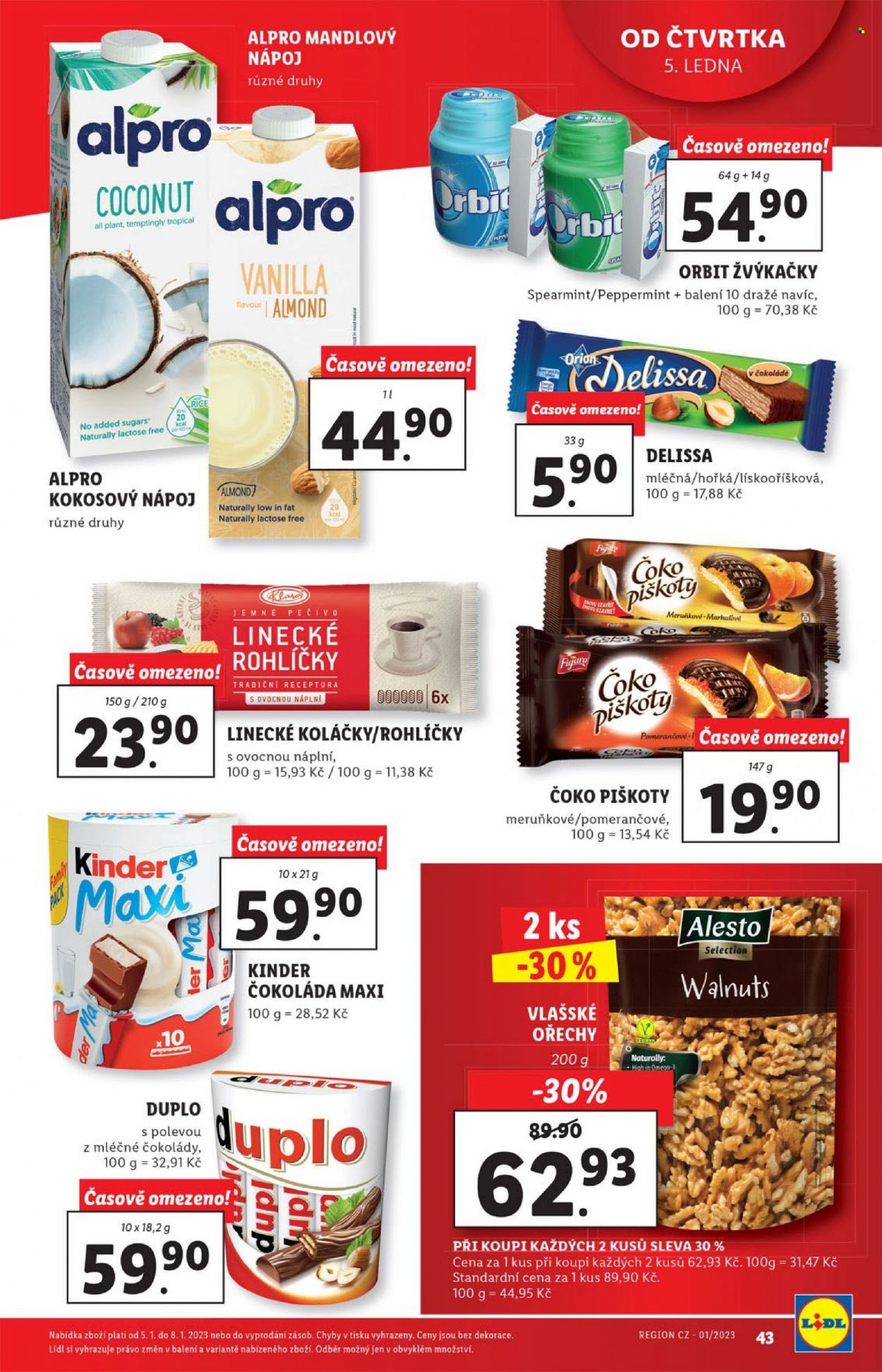 Leták Lidl - 2.1.2023 - 8.1.2023. Strana 43