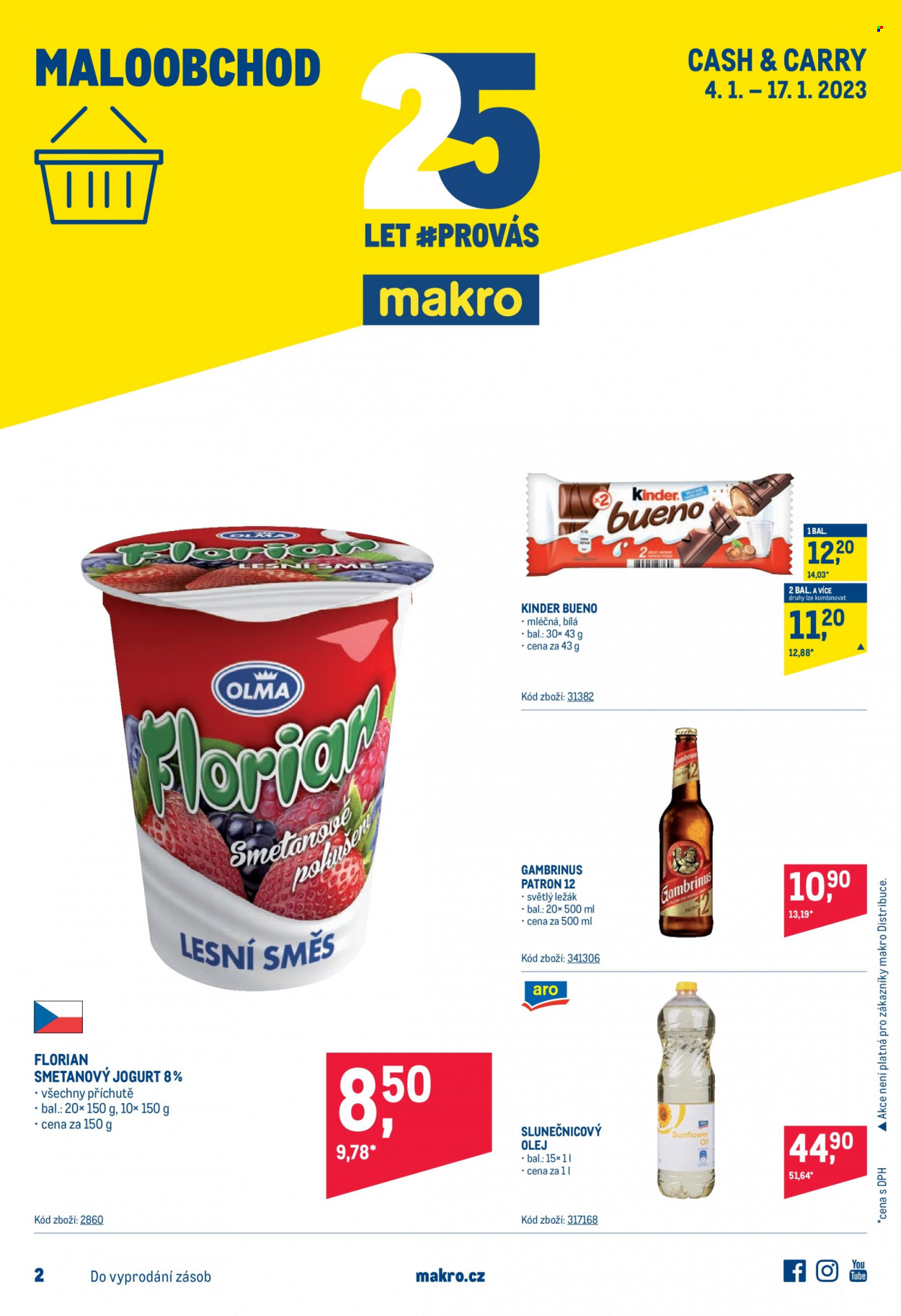 Leták MAKRO - 4.1.2023 - 17.1.2023. Strana 1