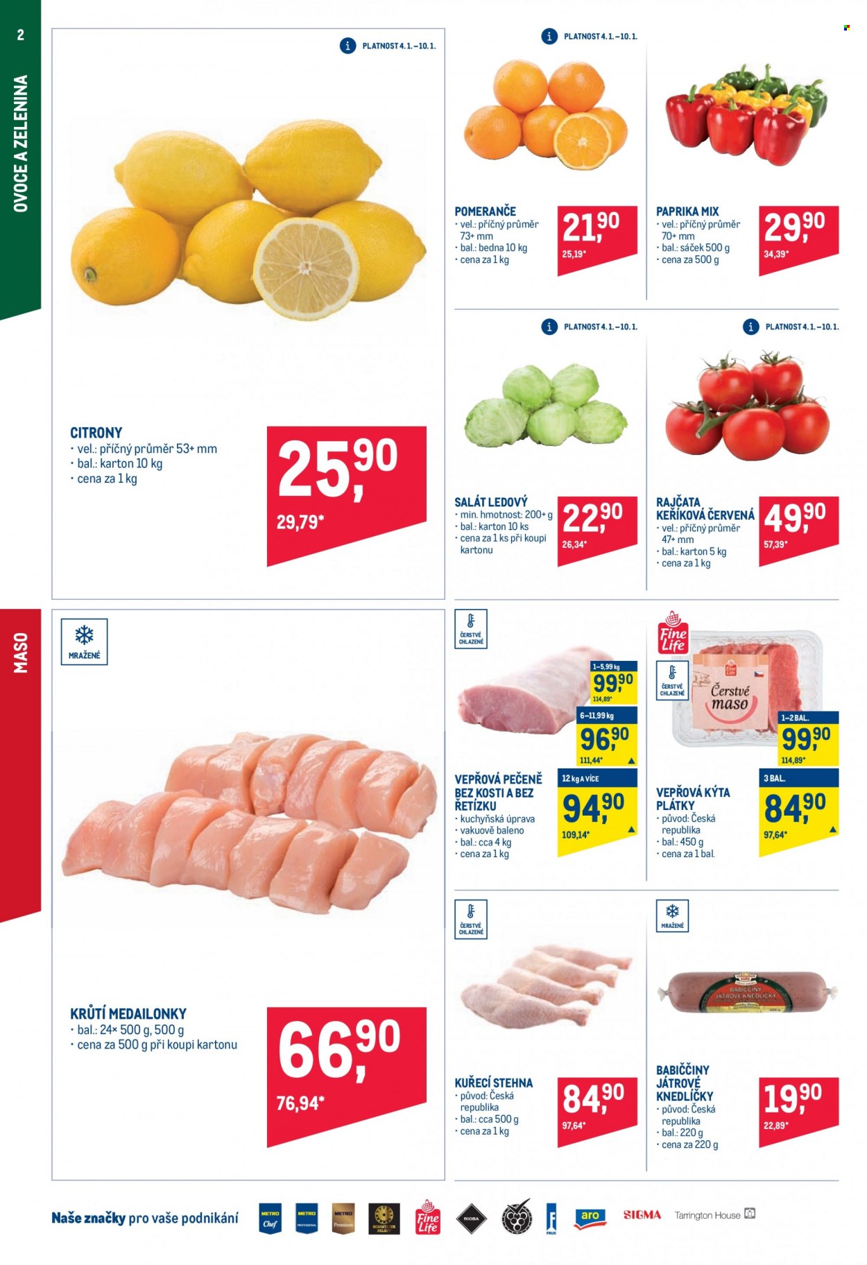 Leták MAKRO - 4.1.2023 - 17.1.2023. Strana 2