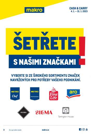 Leták MAKRO - 4.1.2023 - 31.1.2023.