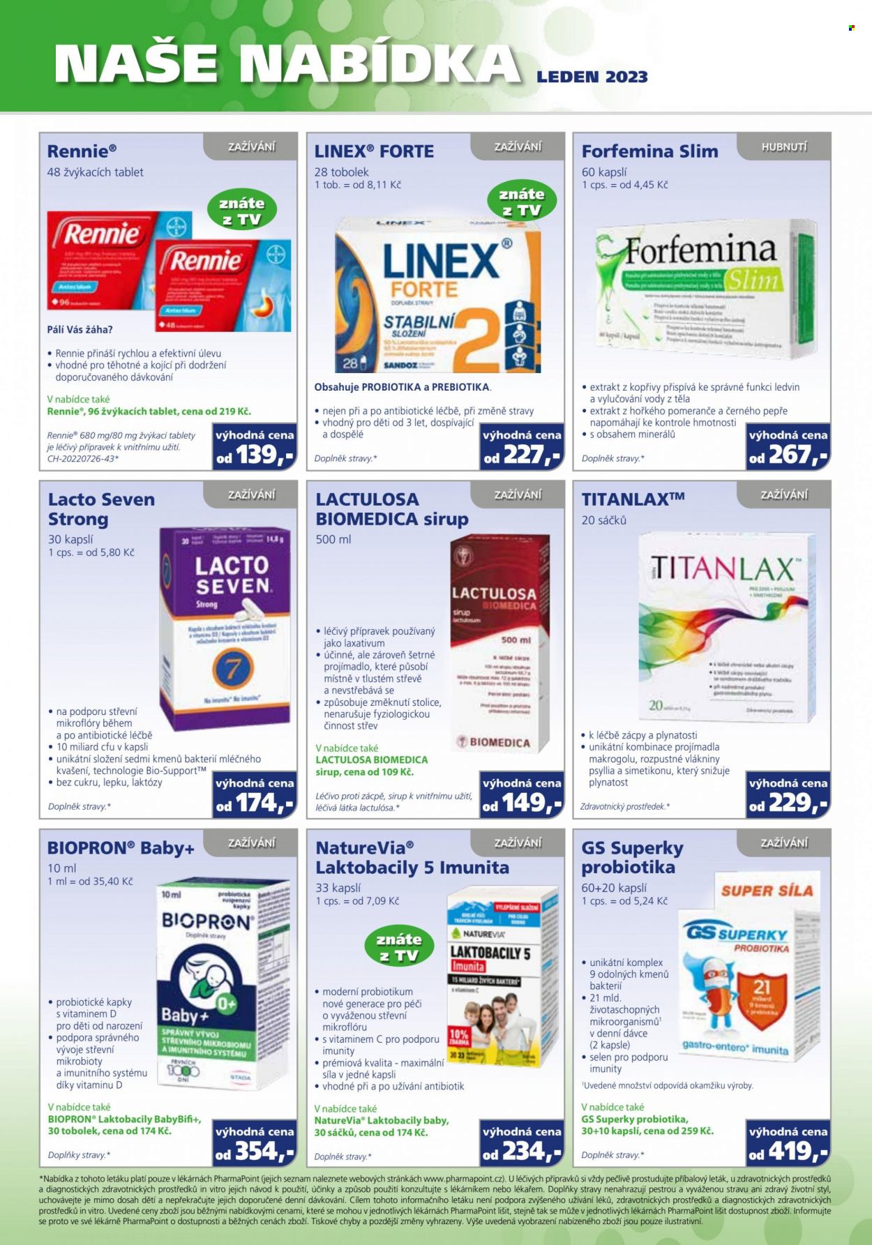 Leták PharmaPoint - 1.1.2023 - 31.1.2023. Strana 4