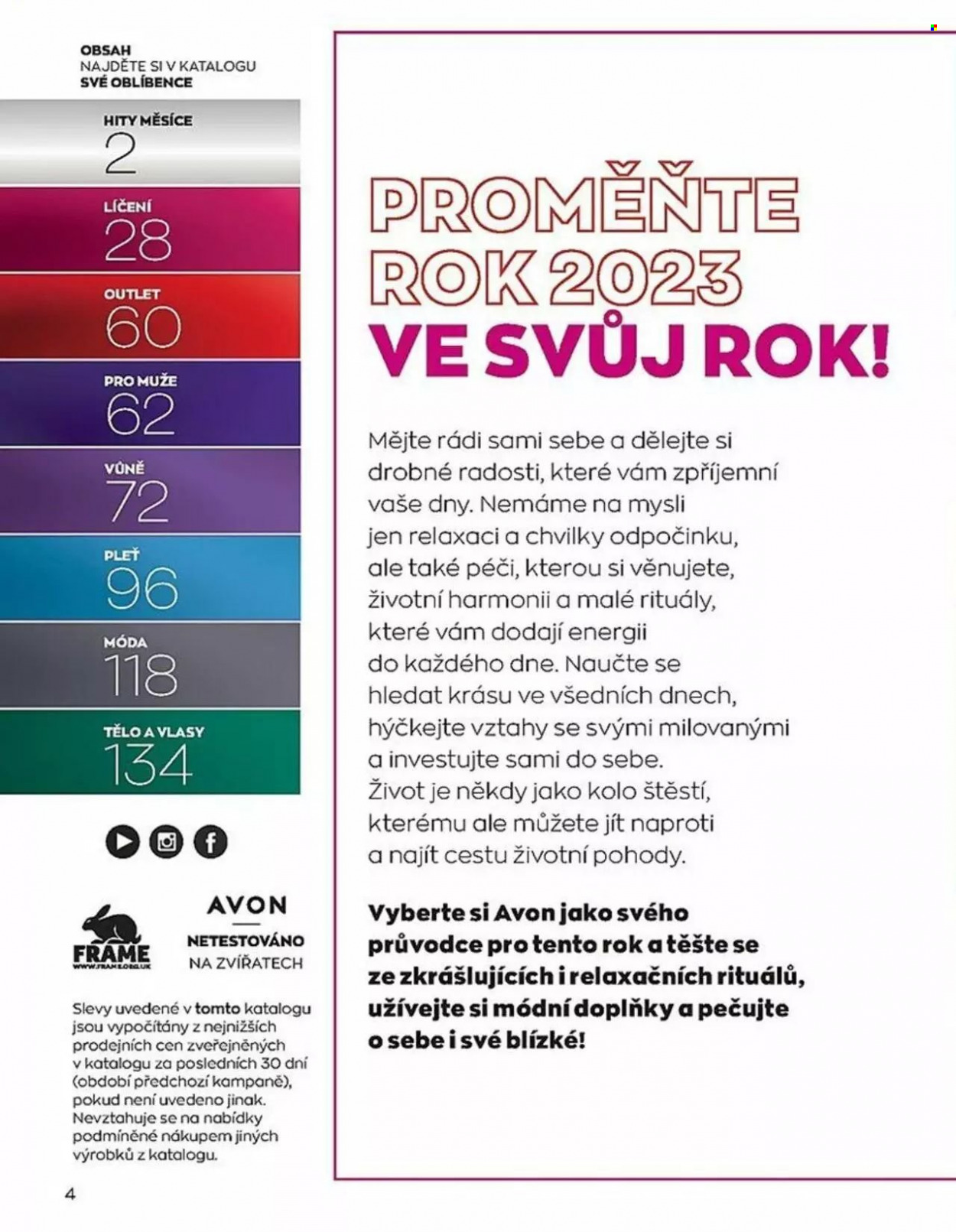 Leták AVON - 1.1.2023 - 31.1.2023. Strana 4
