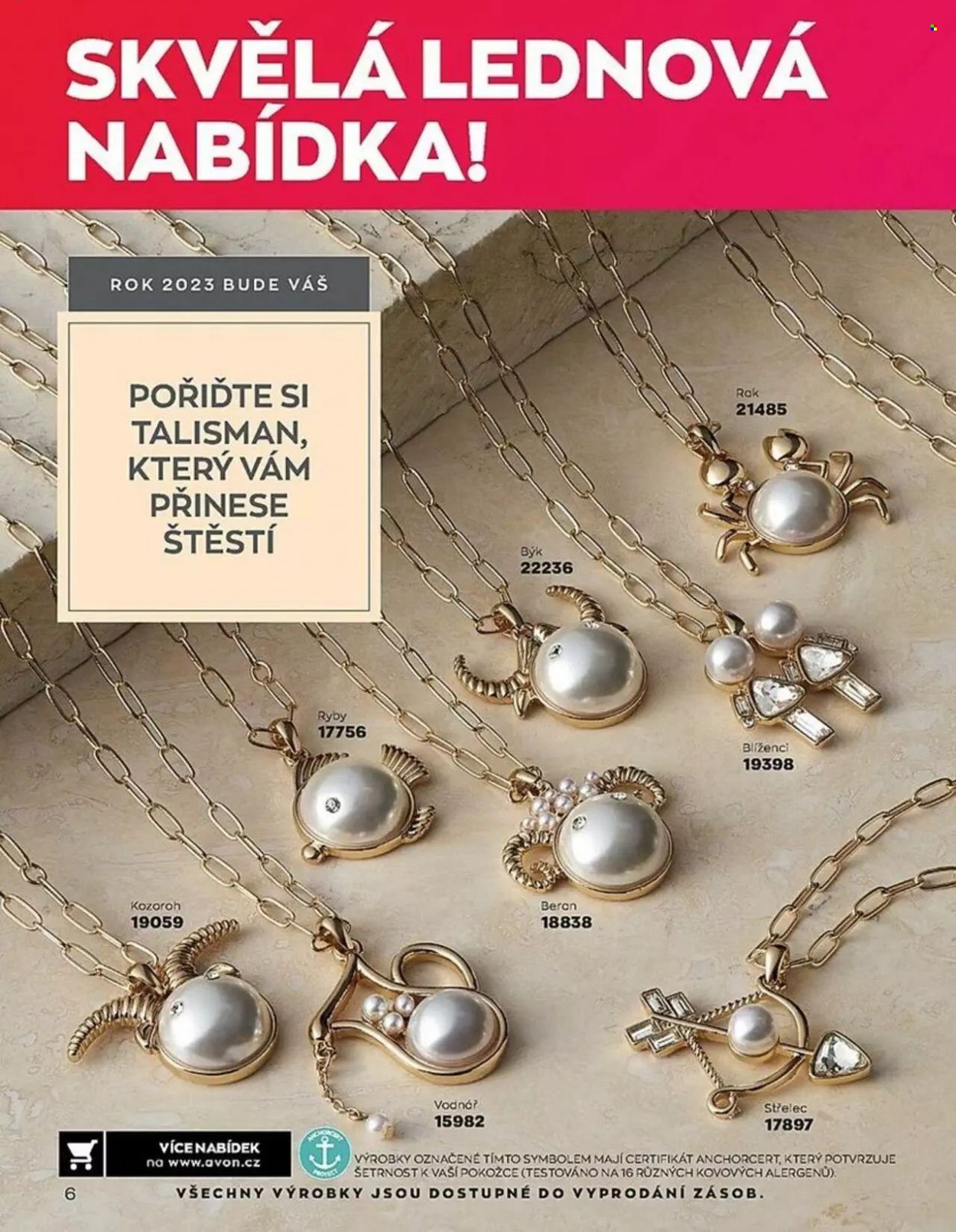Leták AVON - 1.1.2023 - 31.1.2023. Strana 6