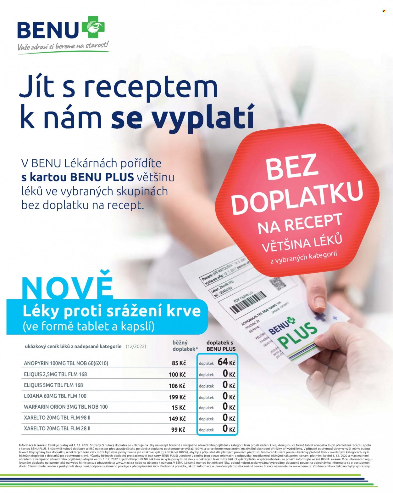 Leták BENU Lékárna - 1.1.2023 - 31.1.2023. Strana 12