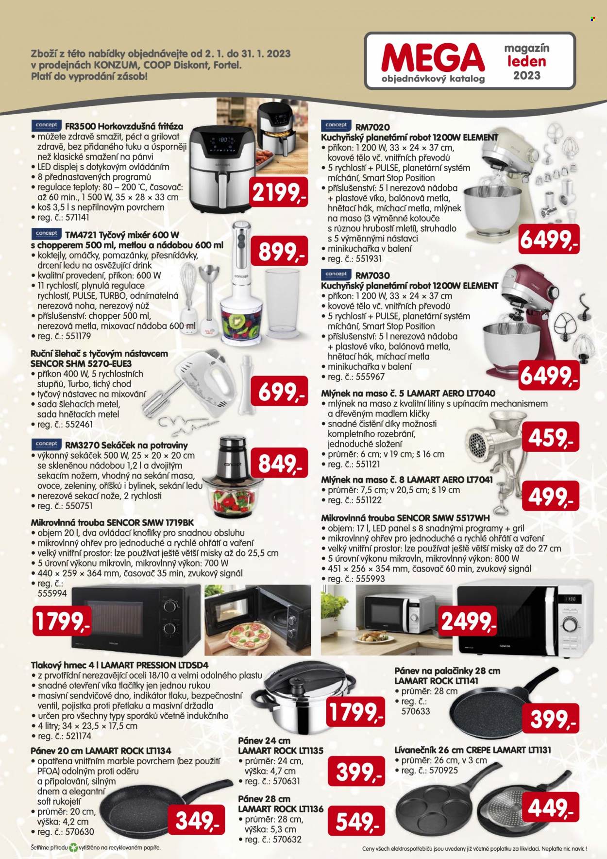 Leták Konzum - 1.1.2023 - 31.1.2023. Strana 3