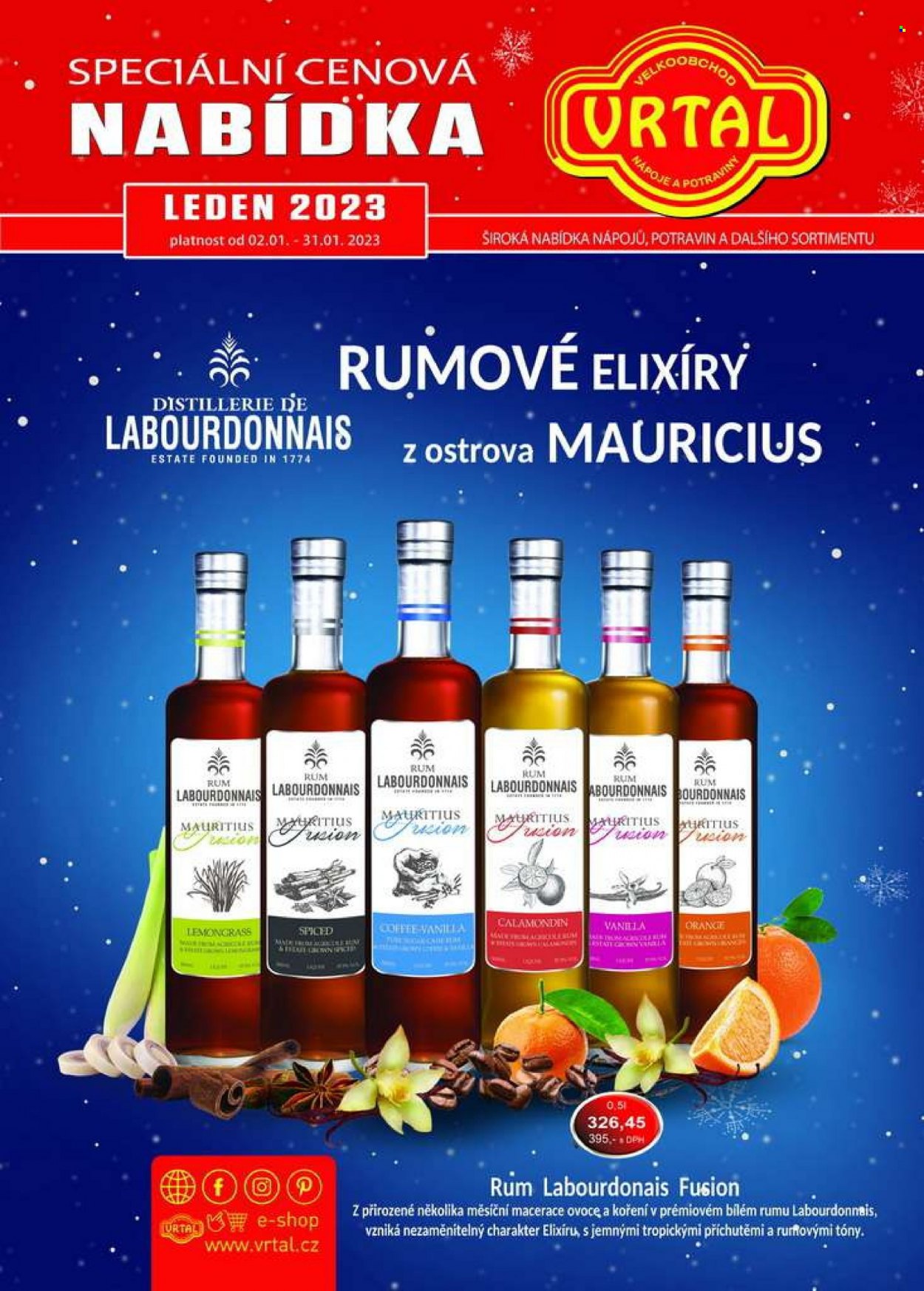 Leták Vrtal - 1.1.2023 - 31.1.2023. Strana 1