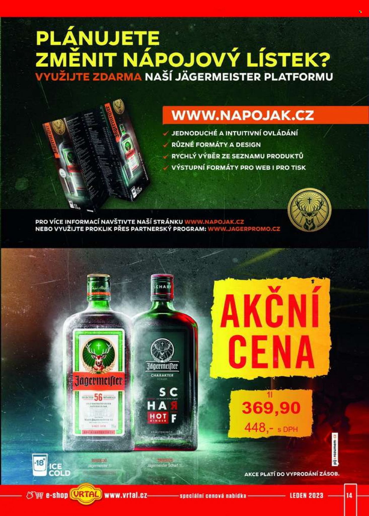 Leták Vrtal - 1.1.2023 - 31.1.2023. Strana 14