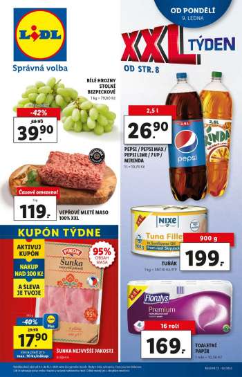 Leták Lidl - 9.1.2023 - 15.1.2023.
