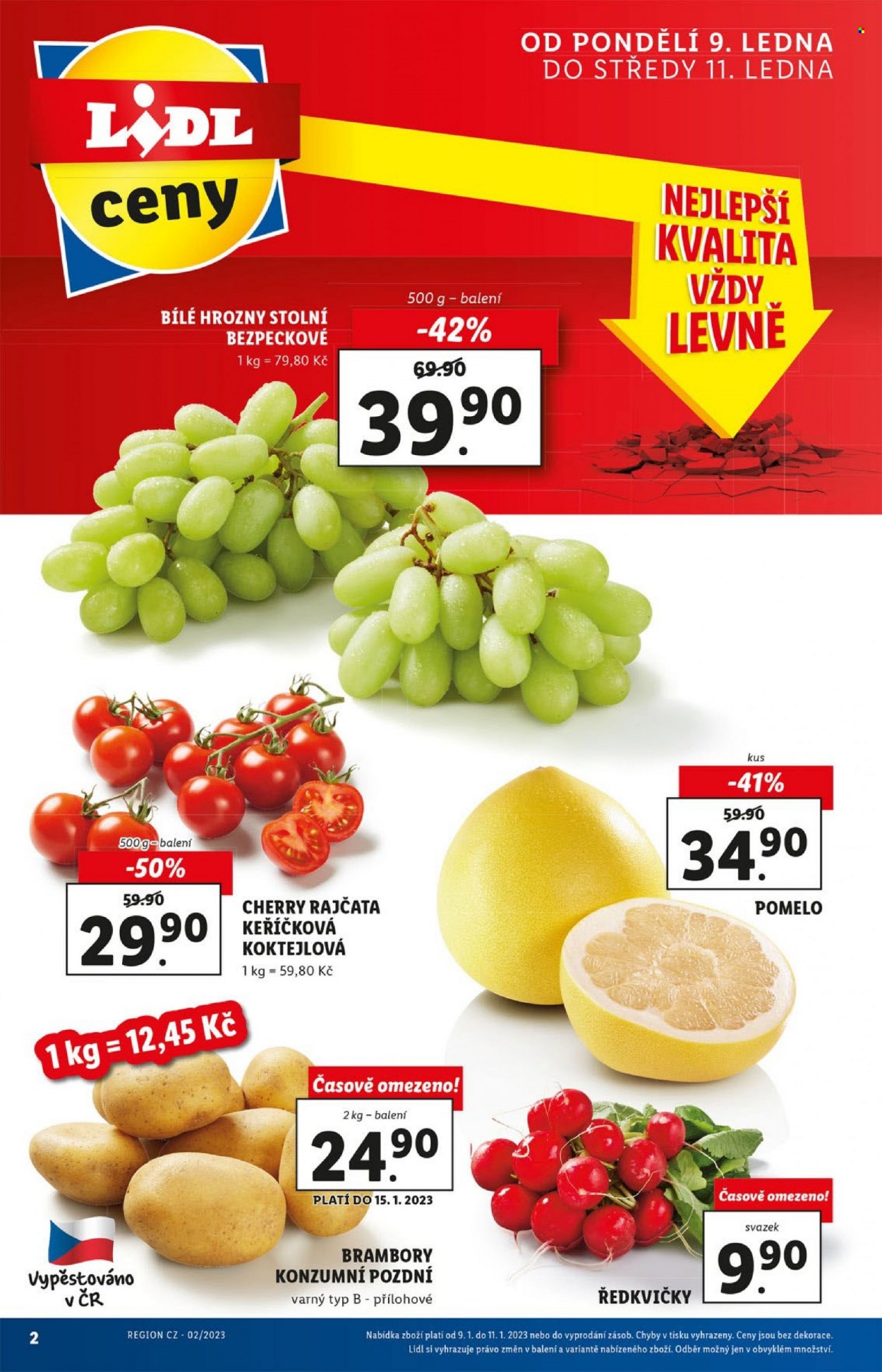 Leták Lidl - 9.1.2023 - 15.1.2023. Strana 2