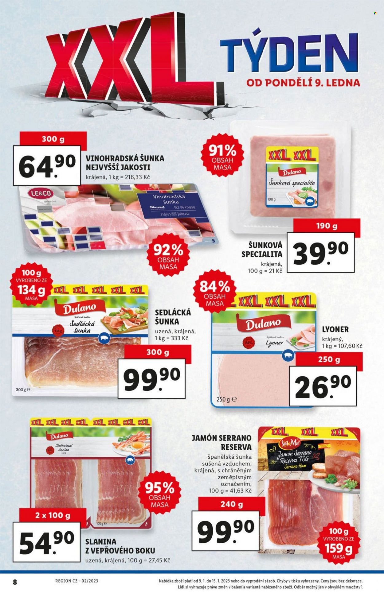 Leták Lidl - 9.1.2023 - 15.1.2023. Strana 8