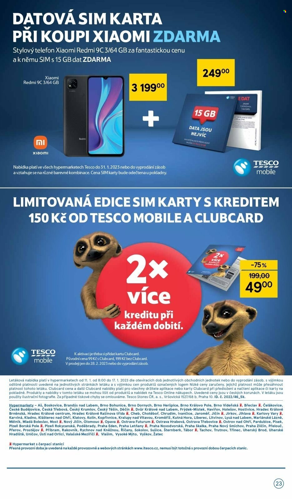 Leták TESCO - 11.1.2023 - 17.1.2023. Strana 23