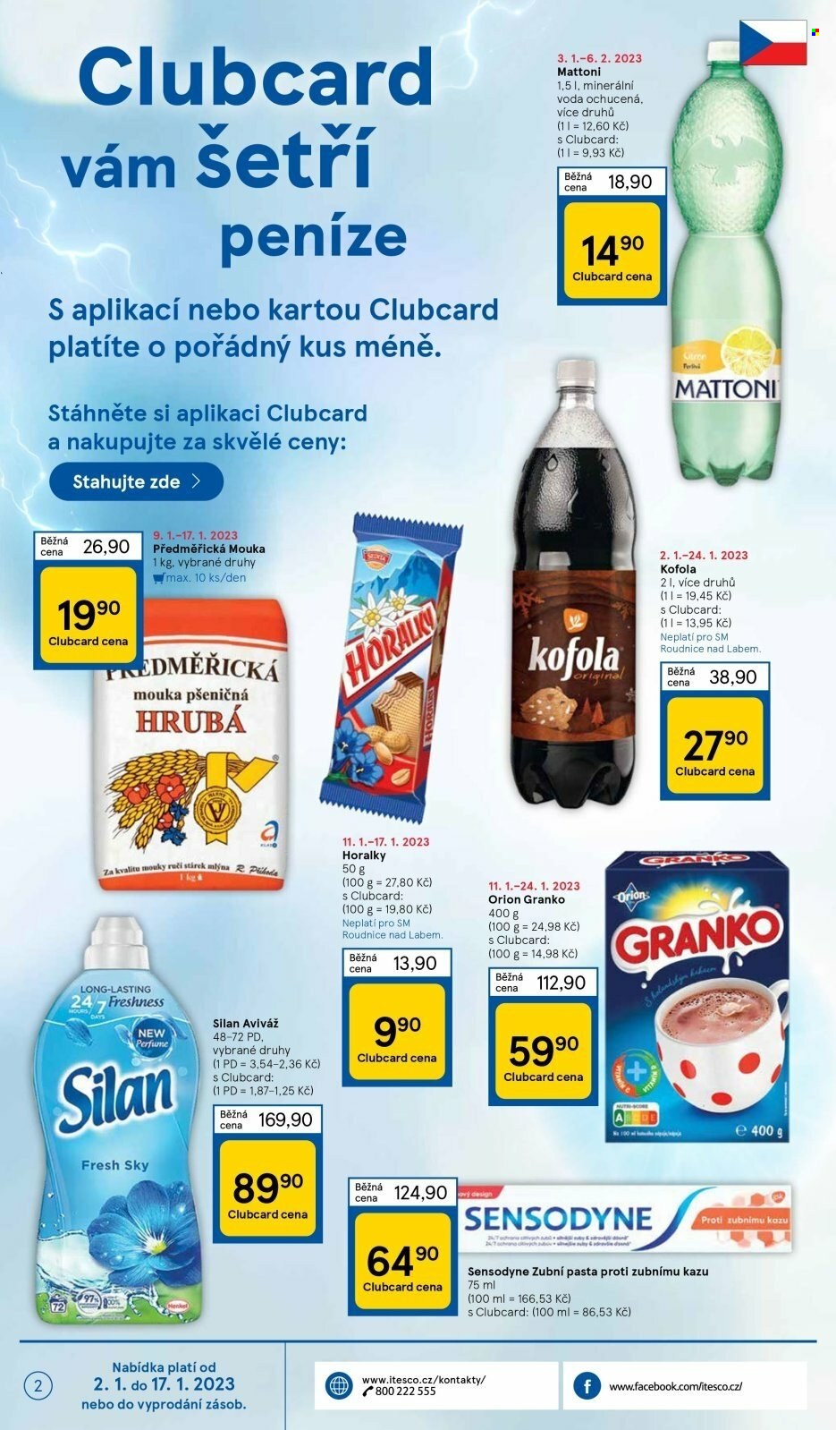 Leták TESCO supermarket - 11.1.2023 - 17.1.2023. Strana 2