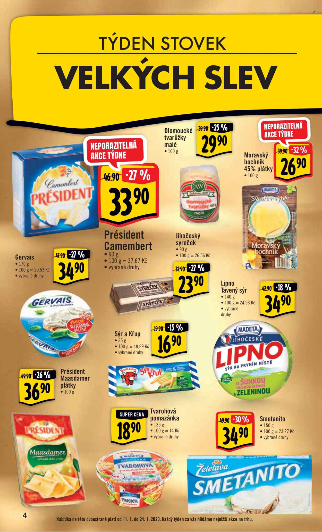 Leták Albert Hypermarket - 11.1.2023 - 17.1.2023. Strana 4