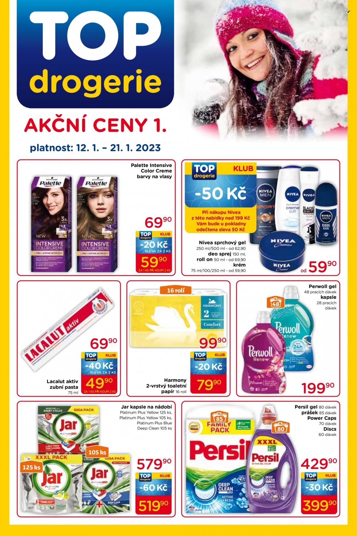 Leták TOP drogerie - 12.1.2023 - 21.1.2023. Strana 1