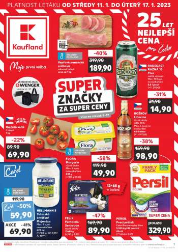 Leták Kaufland - 11.1.2023 - 17.1.2023.