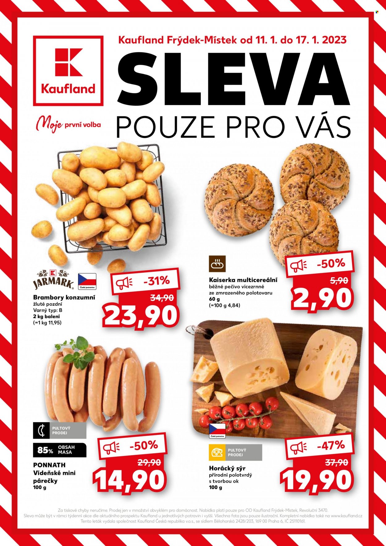 Leták Kaufland - 11.1.2023 - 17.1.2023. Strana 1