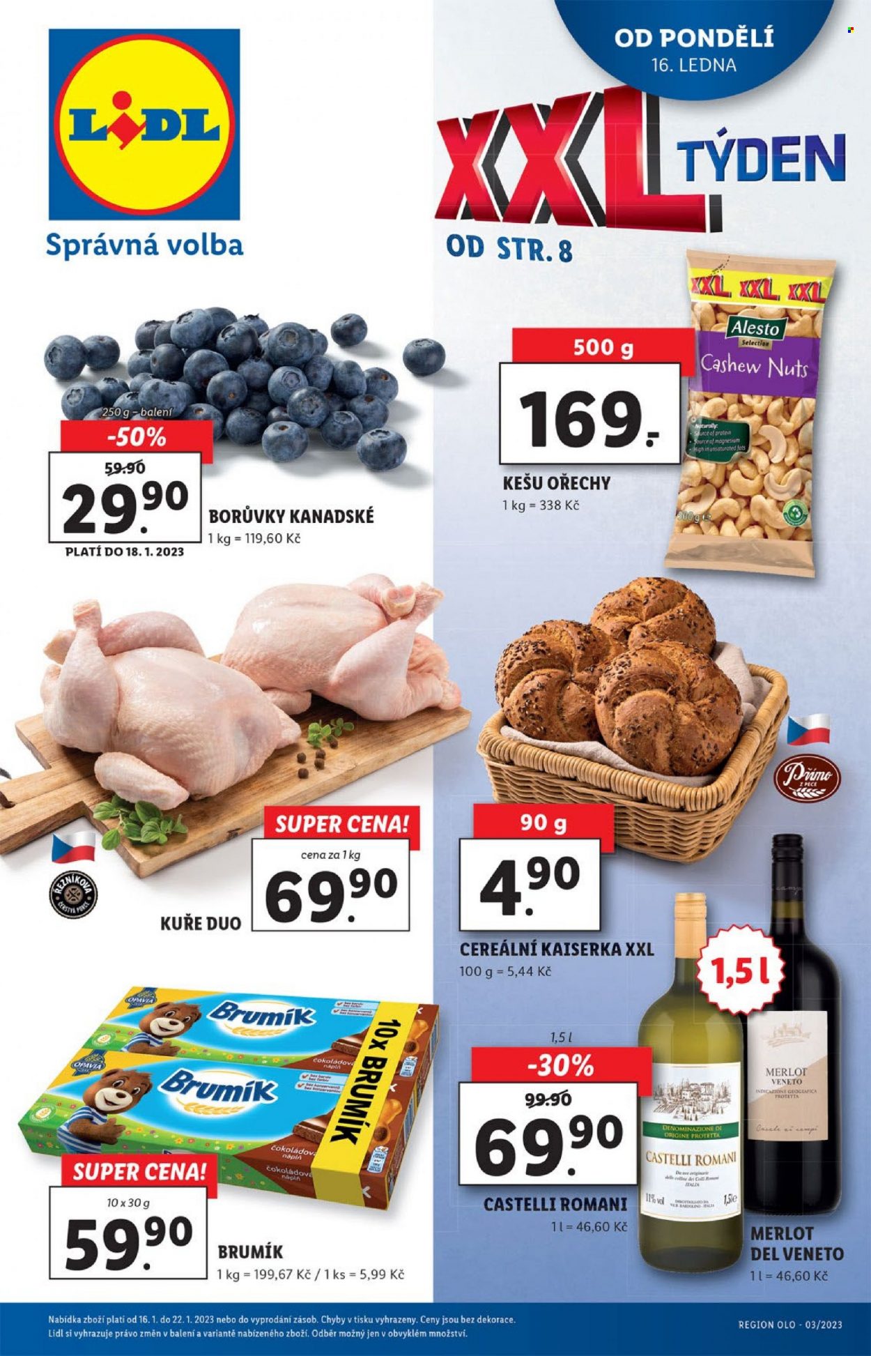Leták Lidl - 16.1.2023 - 22.1.2023. Strana 1