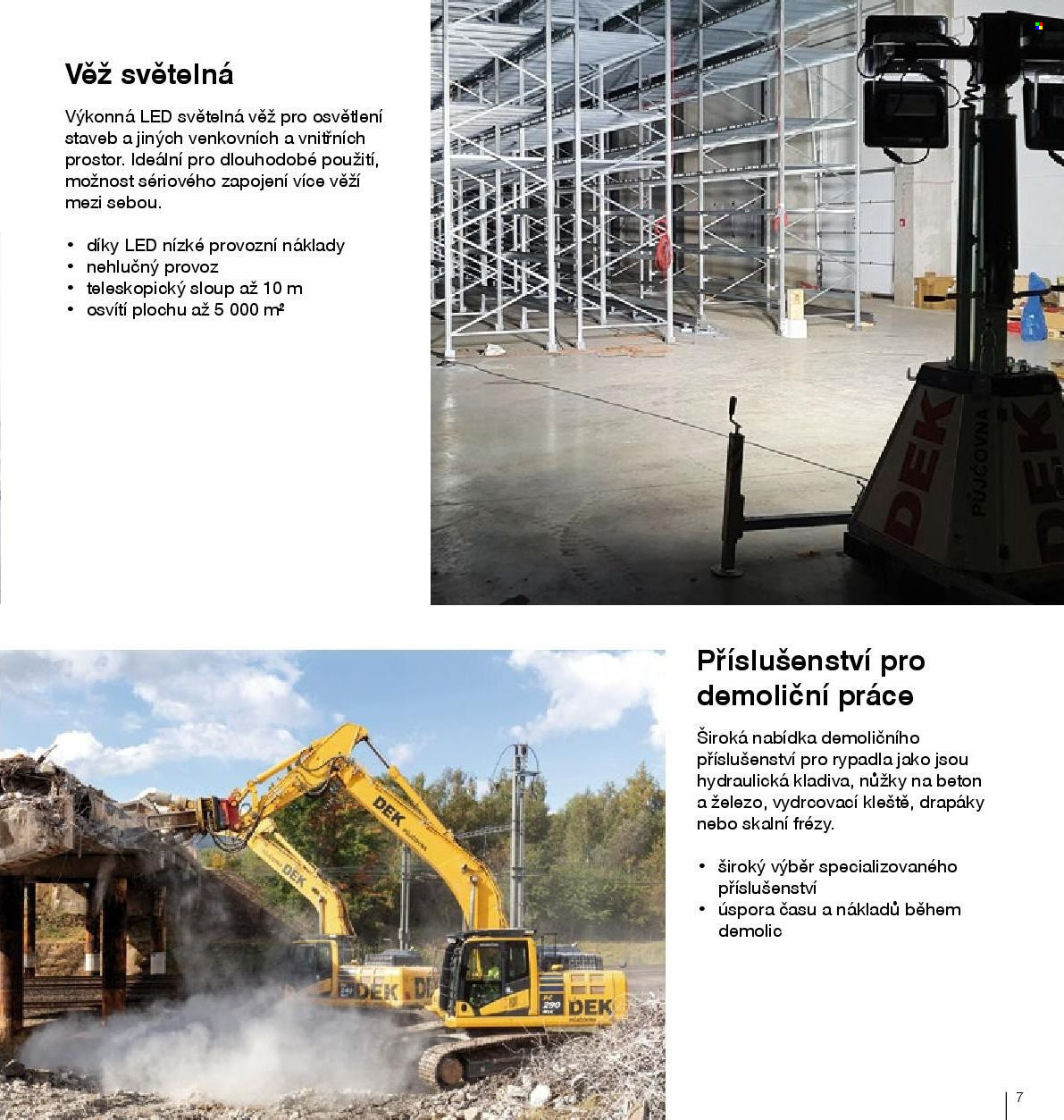 Leták DEK. Strana 9