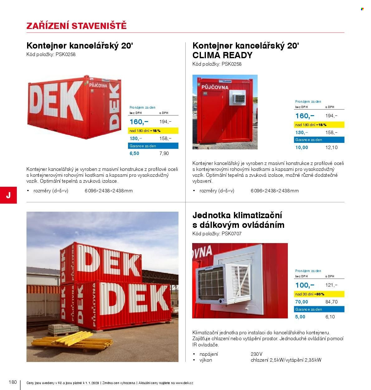 Leták DEK. Strana 182