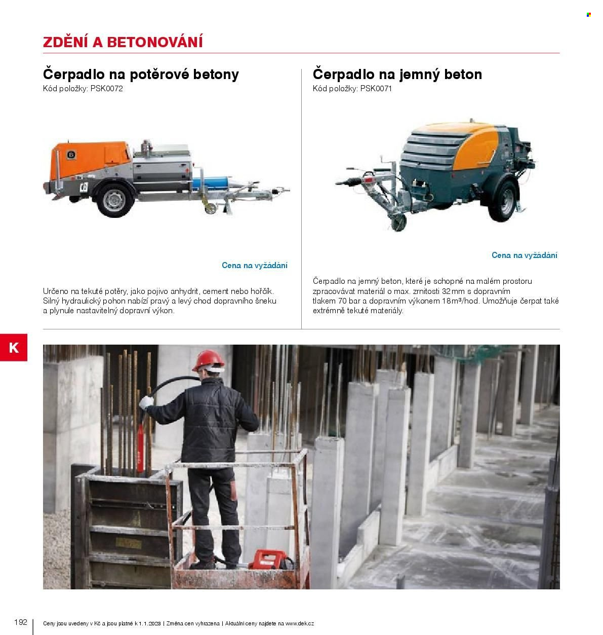 Leták DEK. Strana 194
