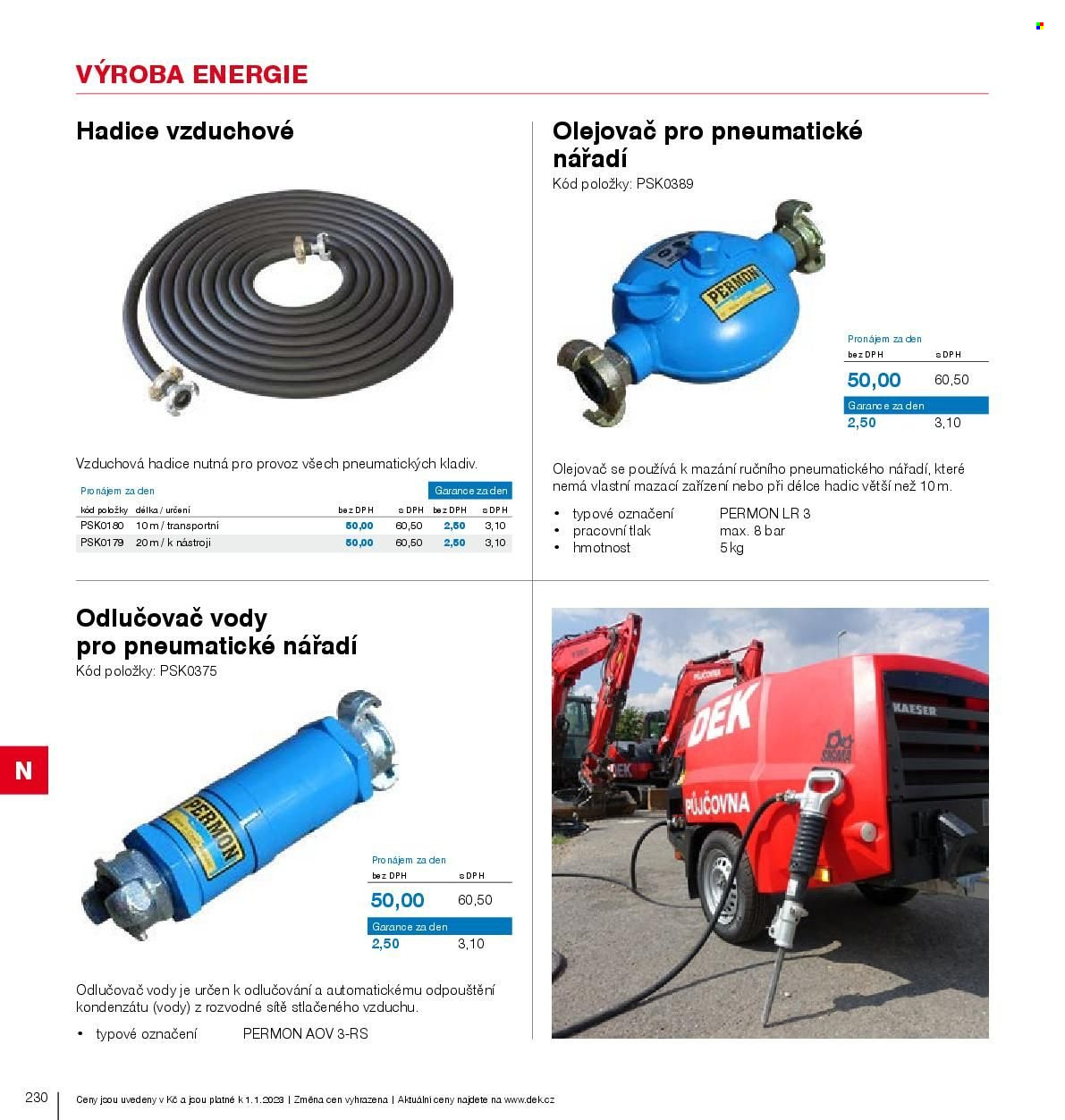 Leták DEK. Strana 232