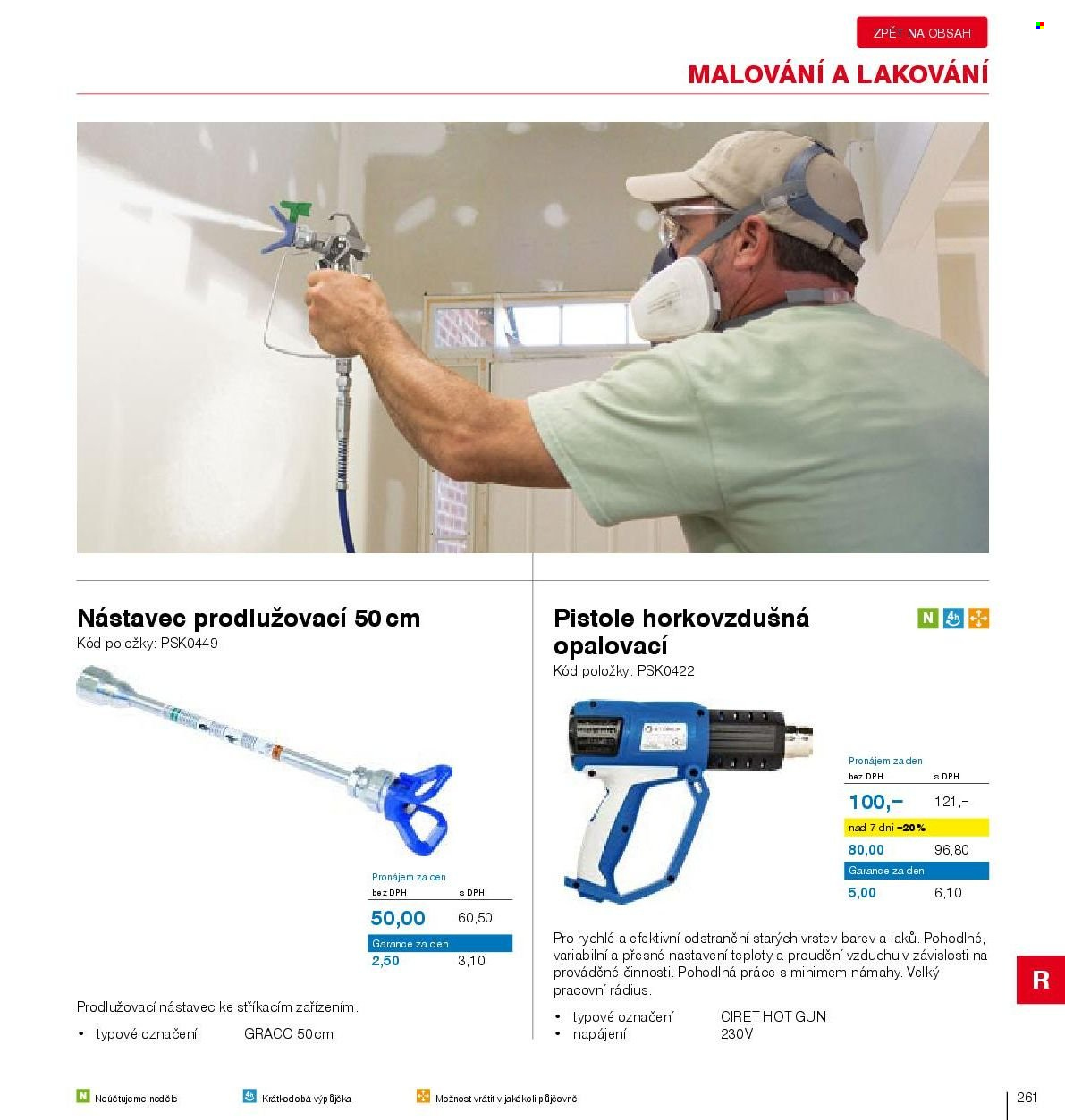 Leták DEK. Strana 263