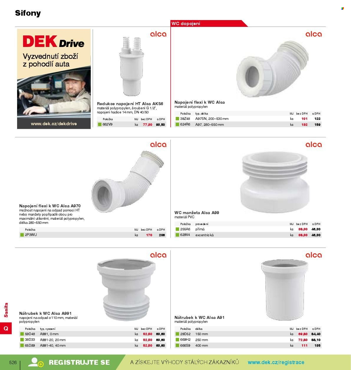 Leták DEK. Strana 528
