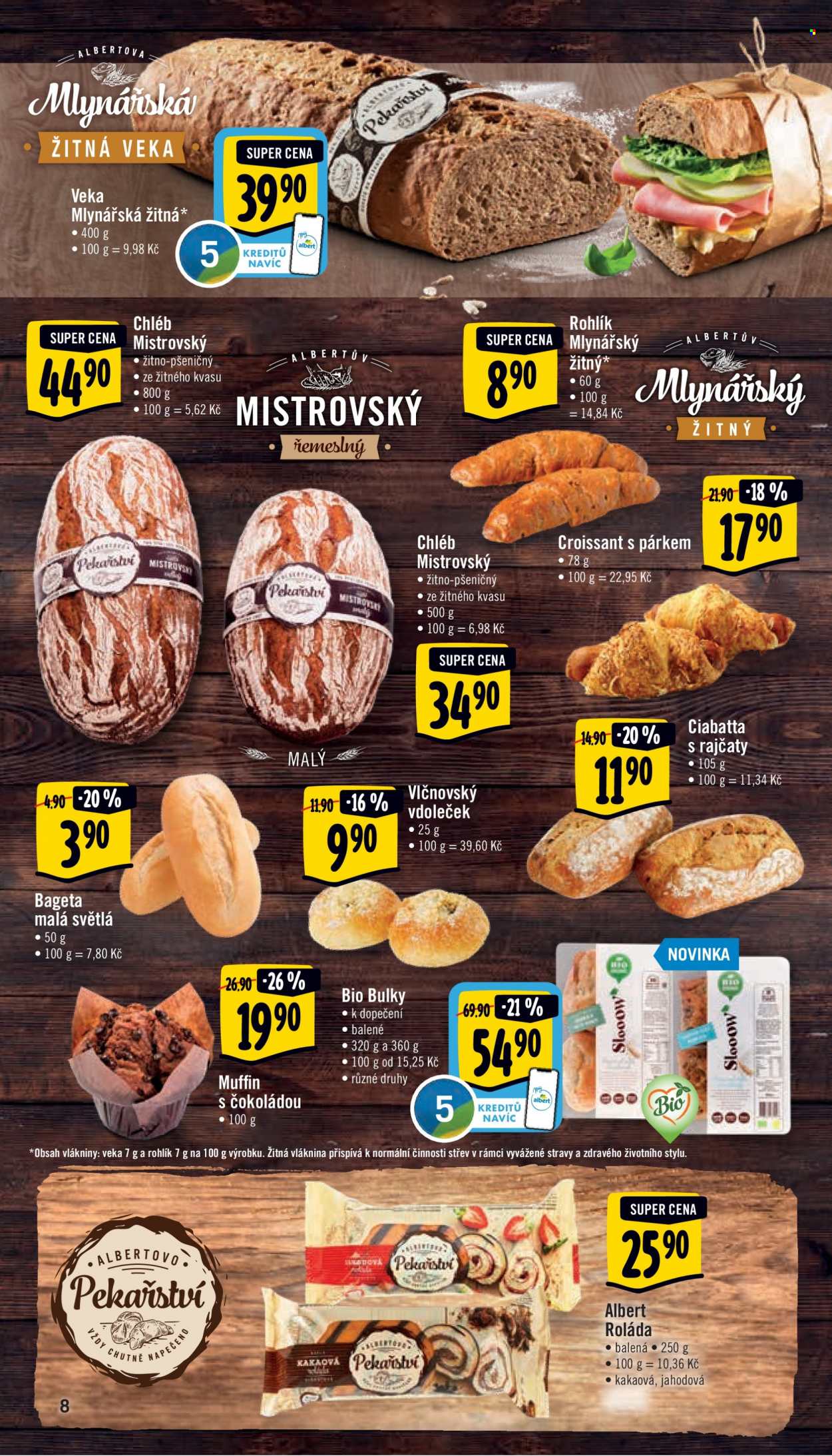 Leták Albert Supermarket - 18.1.2023 - 24.1.2023. Strana 8