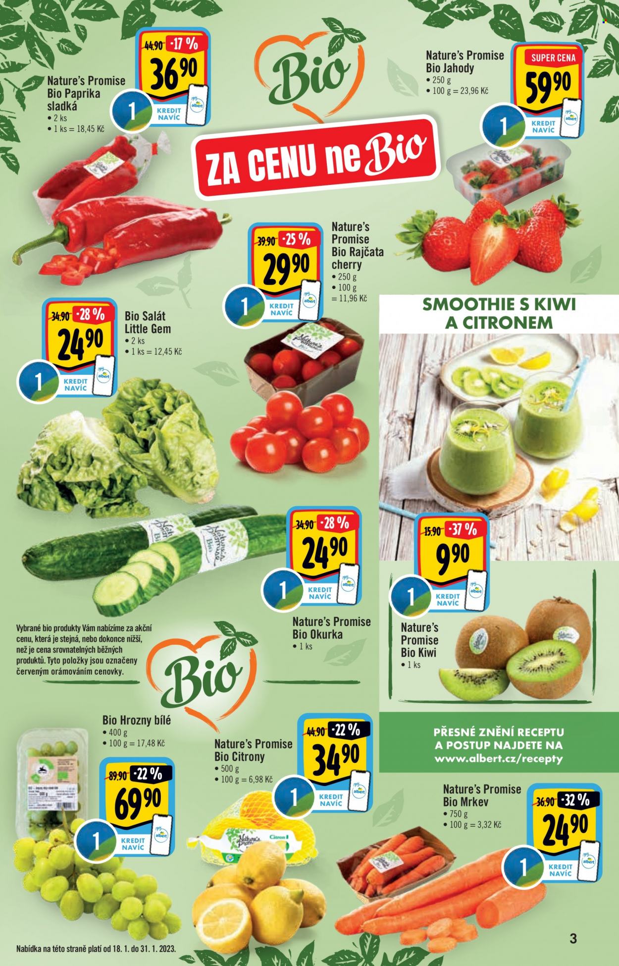 Leták Albert Supermarket - 18.1.2023 - 14.2.2023. Strana 3