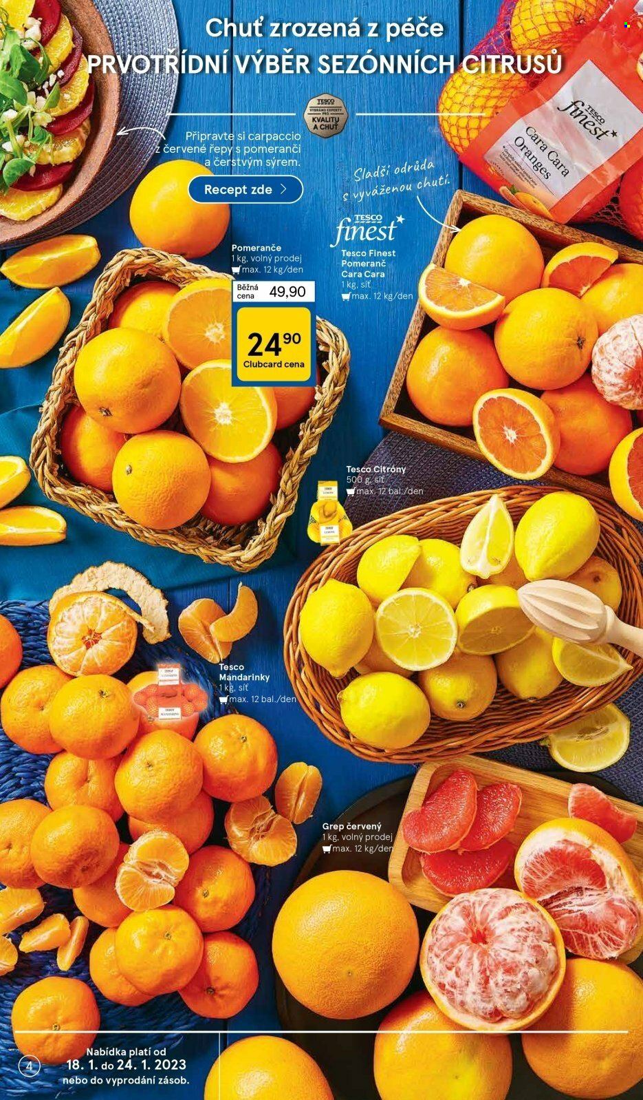 Leták TESCO - 18.1.2023 - 24.1.2023. Strana 4