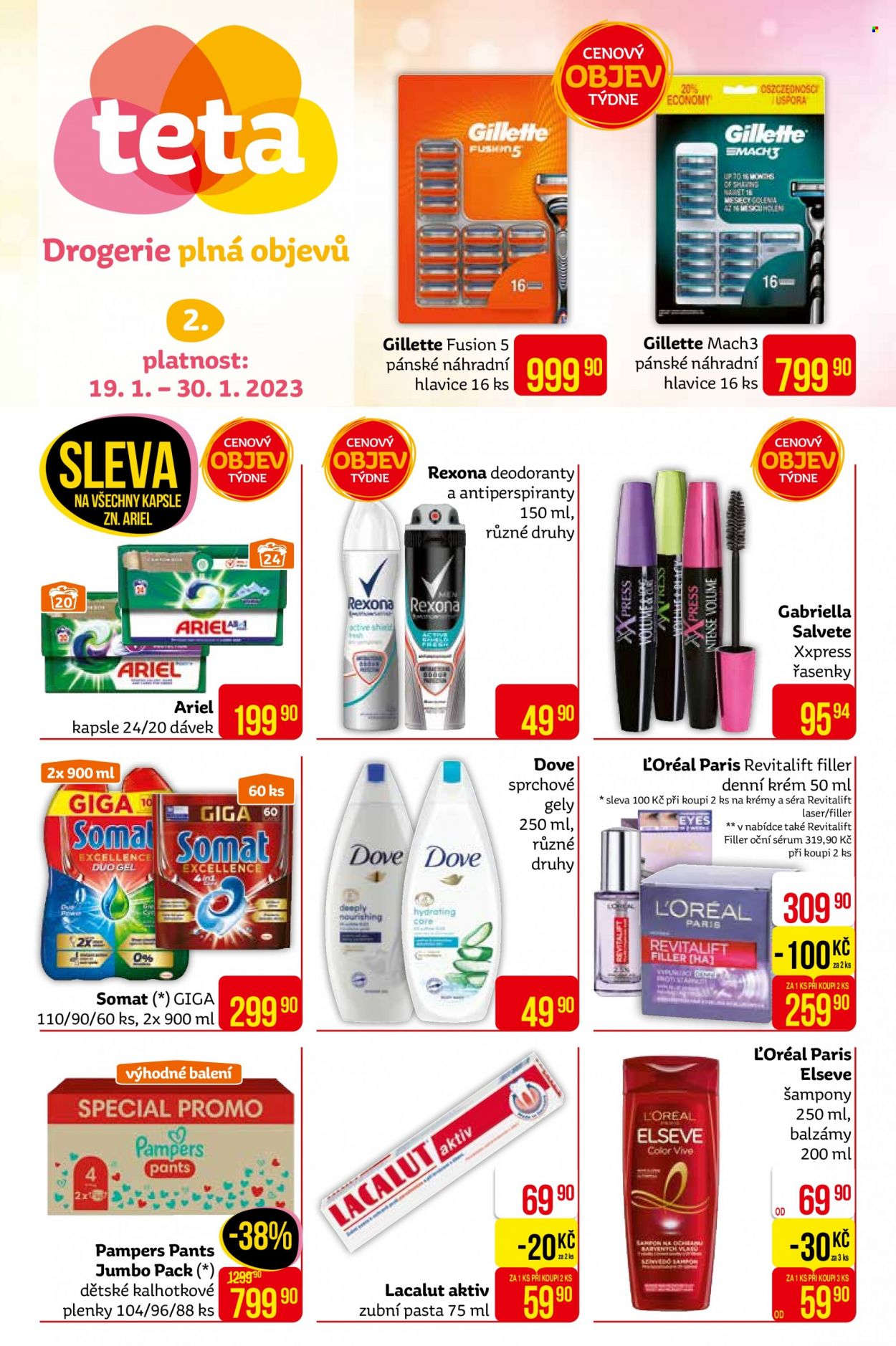 Leták Teta drogerie - 19.1.2023 - 30.1.2023. Strana 1