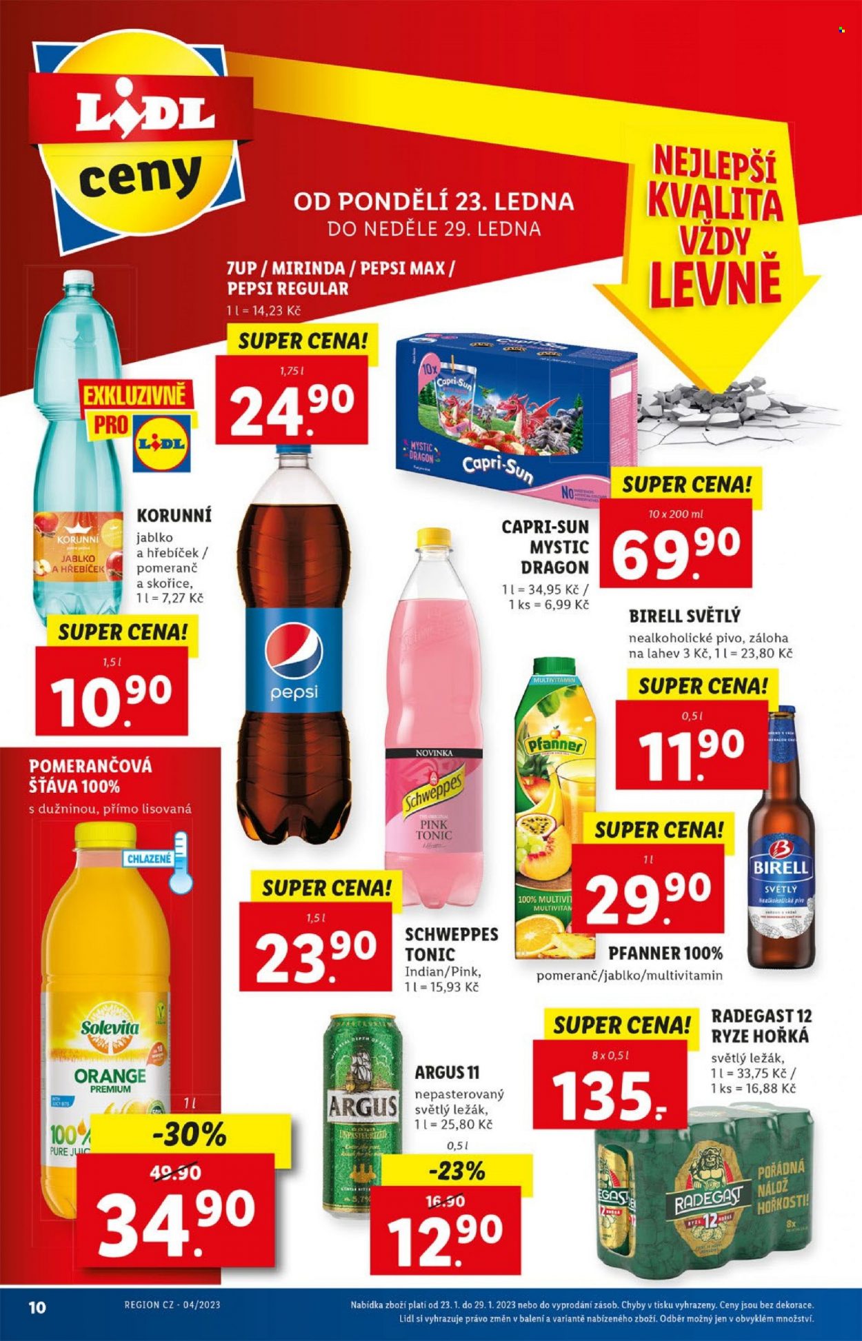 Leták Lidl - 23.1.2023 - 29.1.2023. Strana 10