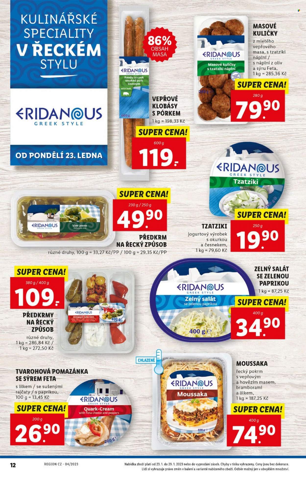Leták Lidl - 23.1.2023 - 29.1.2023. Strana 12