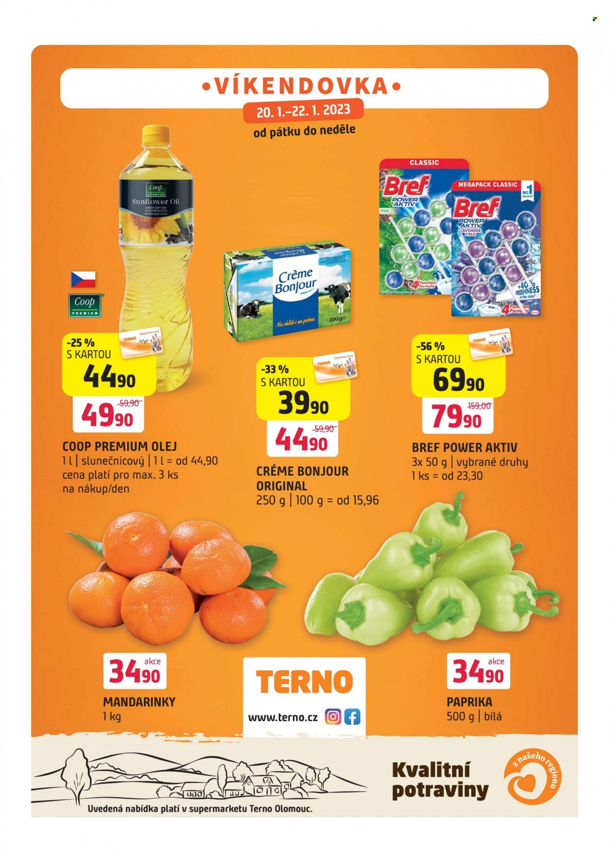 Leták coop TERNO - 20.1.2023 - 22.1.2023. Strana 1