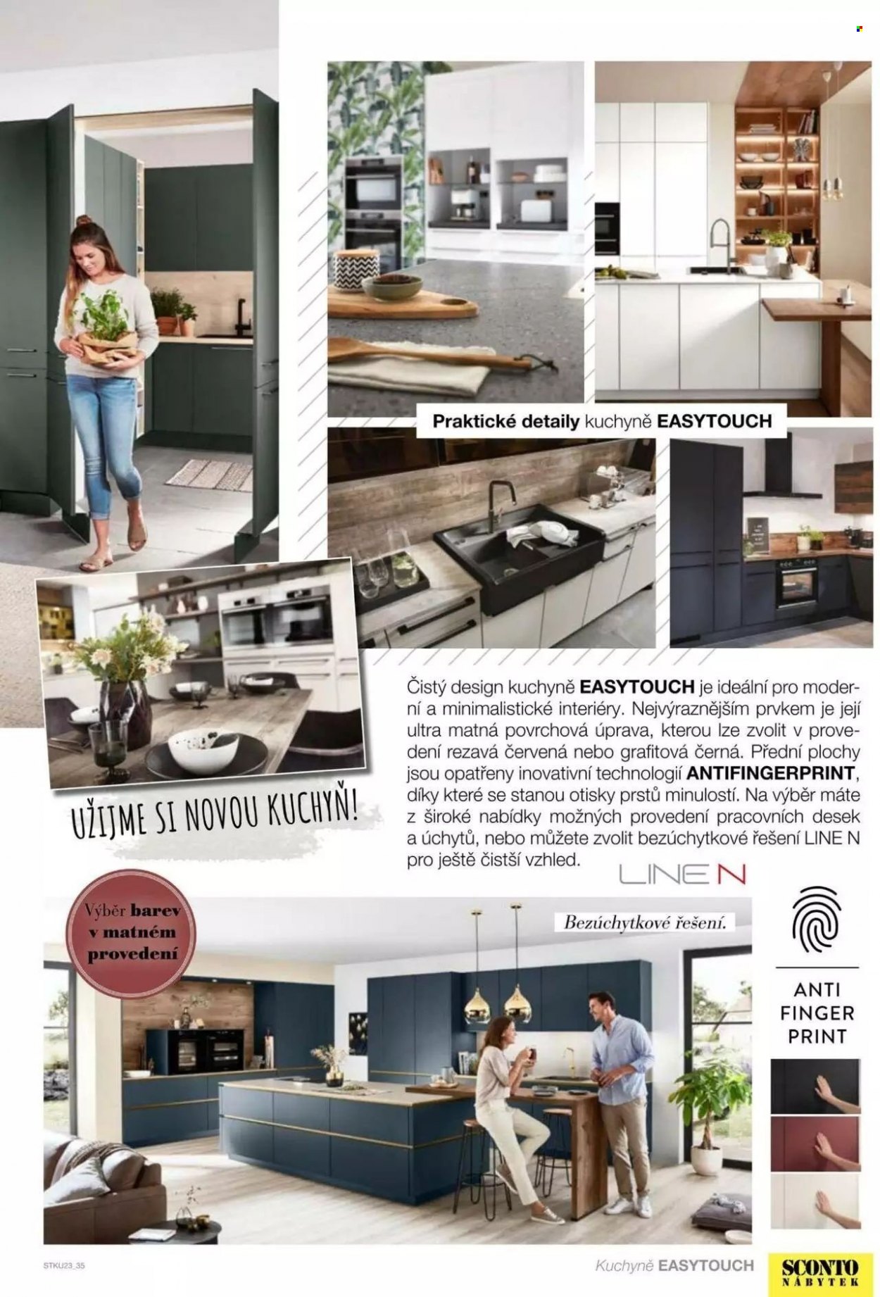 Leták SCONTO NÁBYTEK. Strana 35