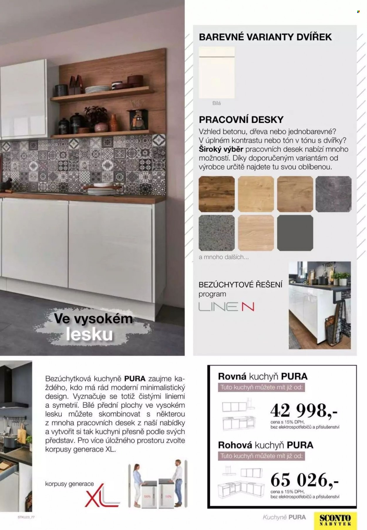 Leták SCONTO NÁBYTEK. Strana 76