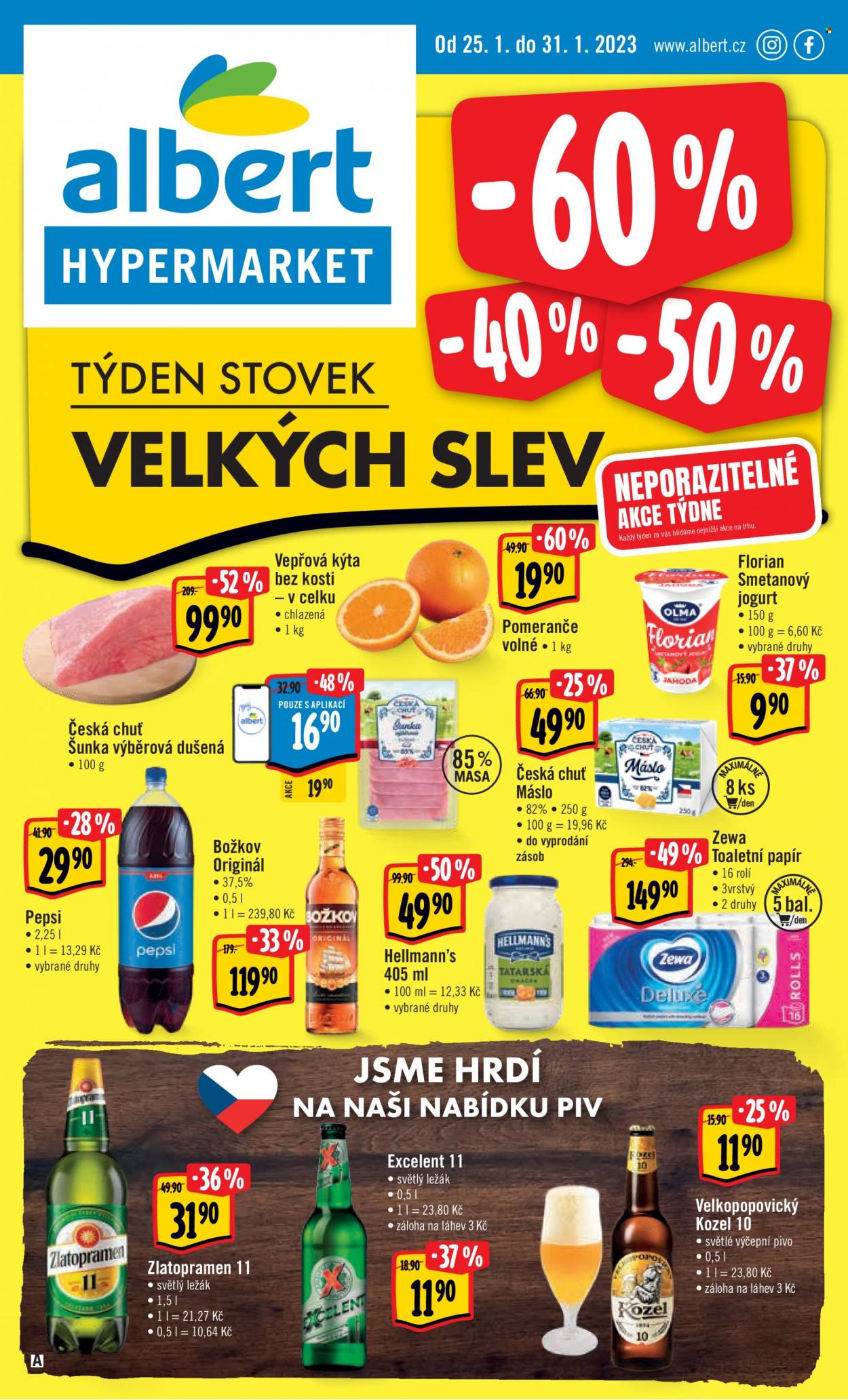 Leták Albert Hypermarket - 25.1.2023 - 31.1.2023. Strana 1