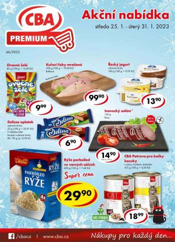 Leták CBA Premium - 25.1.2023 - 31.1.2023.