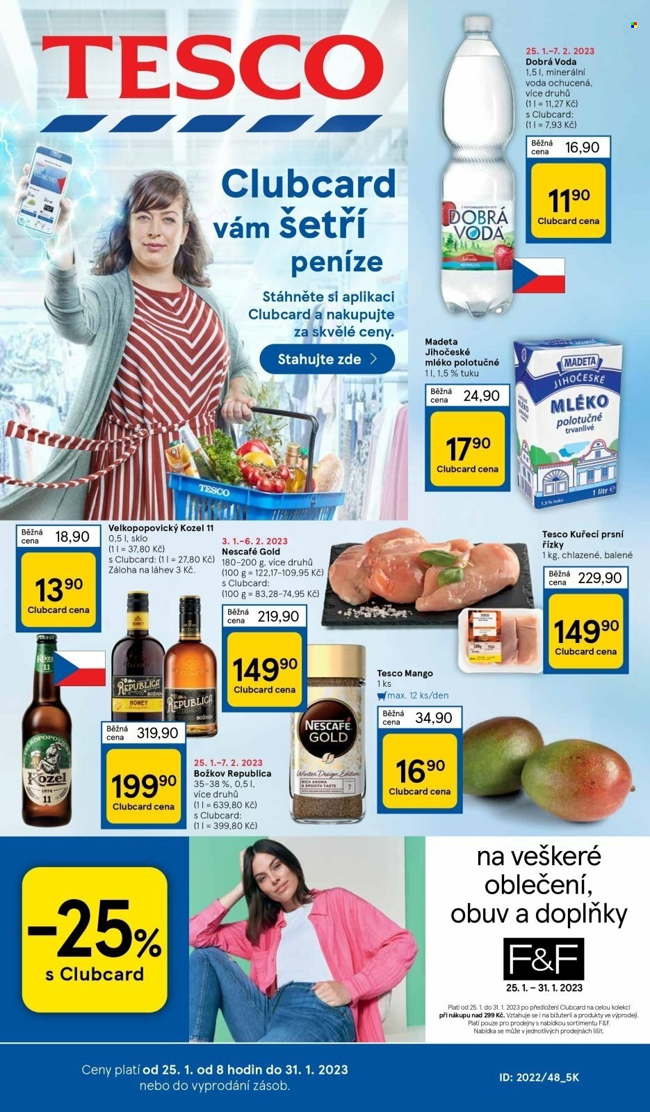 Leták TESCO - 25.1.2023 - 31.1.2023. Strana 1