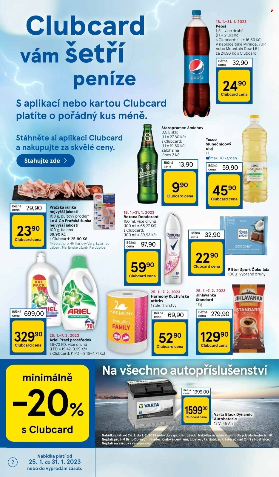 Leták TESCO - 25.1.2023 - 31.1.2023. Strana 2