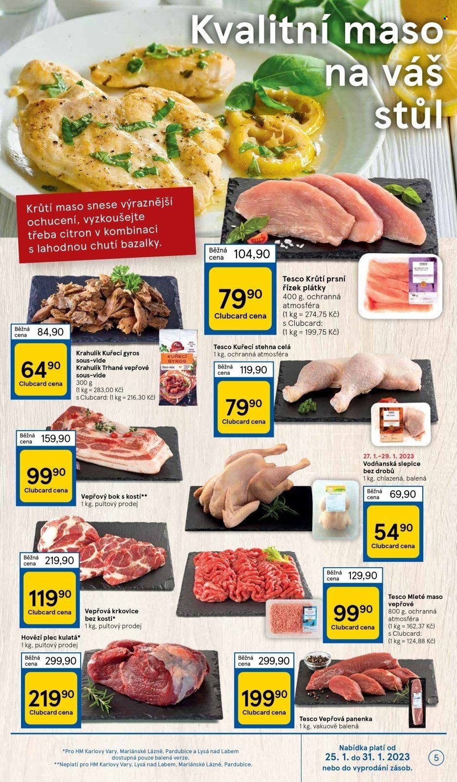Leták TESCO - 25.1.2023 - 31.1.2023. Strana 5