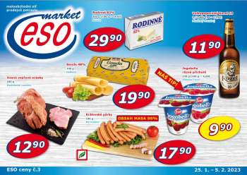Leták ESO MARKET - 25.1.2023 - 5.2.2023.