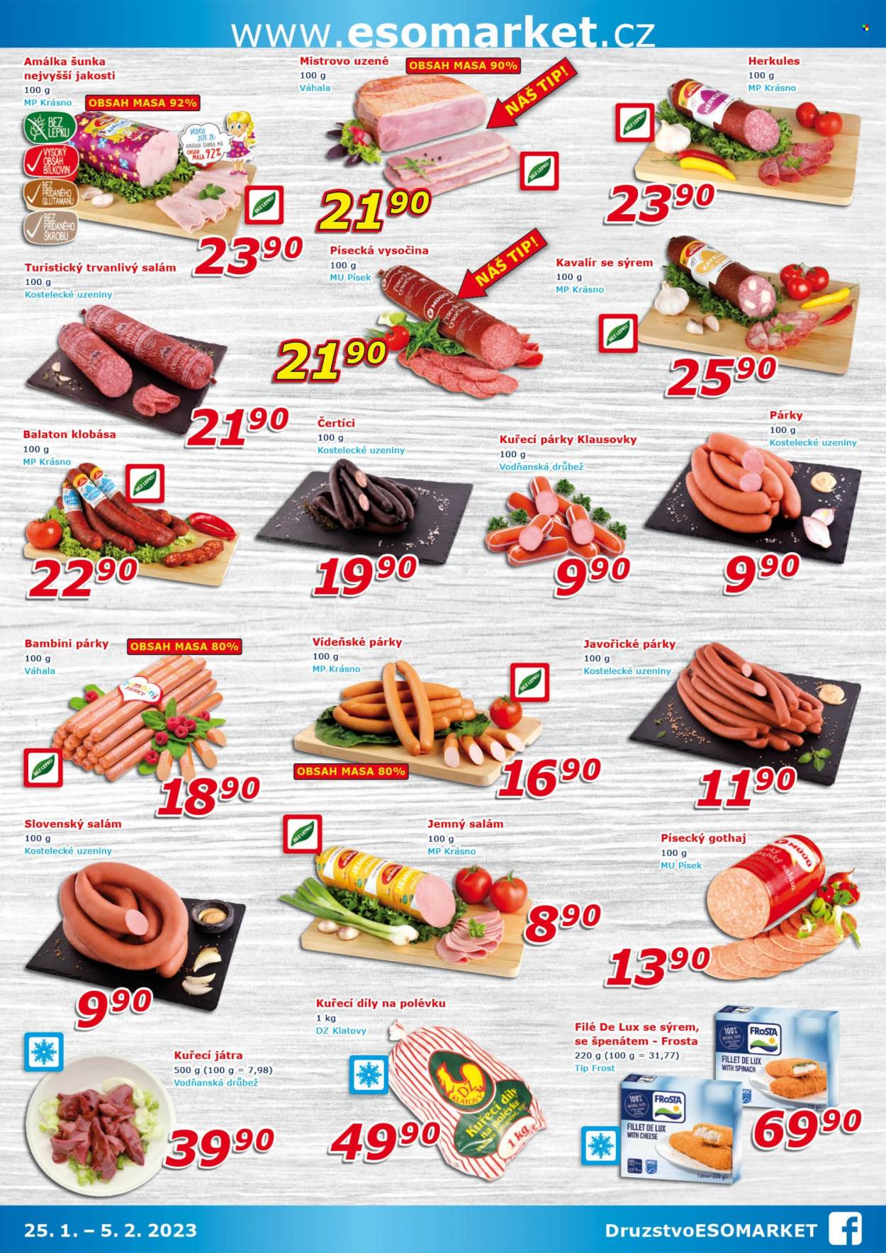 Leták ESO MARKET - 25.1.2023 - 5.2.2023. Strana 2