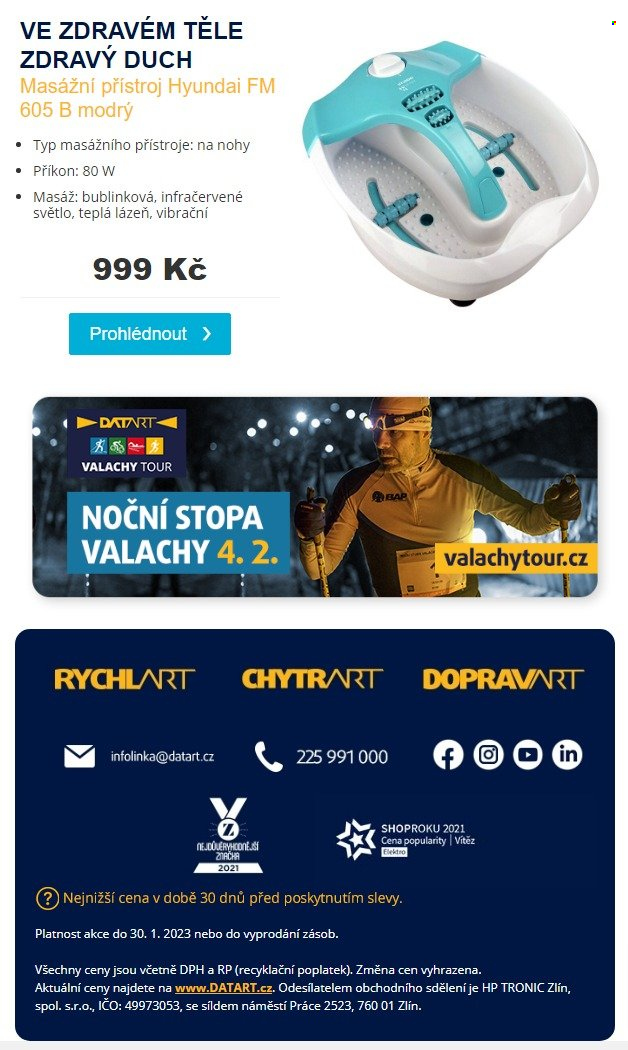 Leták DATART - 24.1.2023 - 30.1.2023. Strana 3