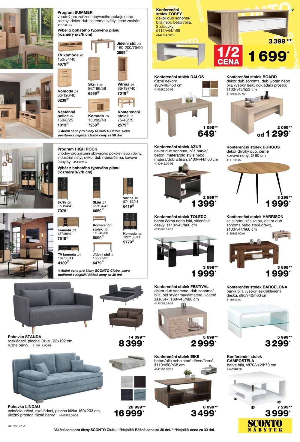 Leták SCONTO NÁBYTEK - 25.1.2023 - 14.2.2023. Strana 7