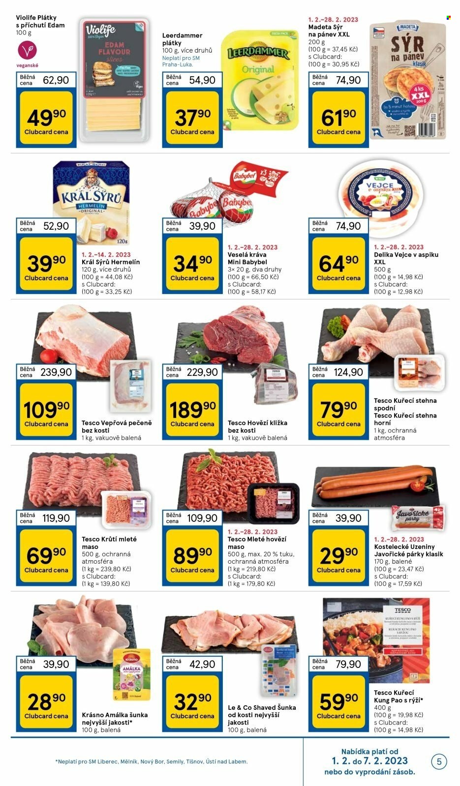 Leták TESCO supermarket - 1.2.2023 - 7.2.2023. Strana 5
