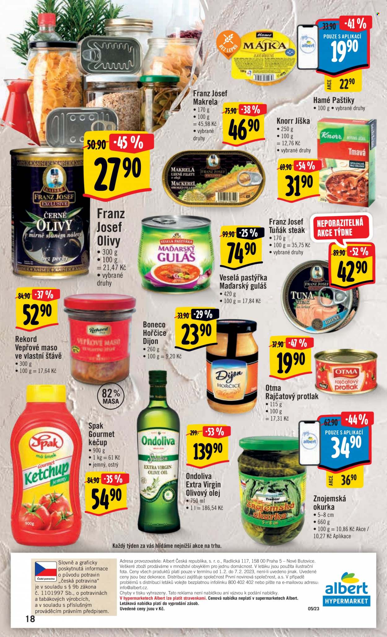 Leták Albert Hypermarket - 1.2.2023 - 7.2.2023. Strana 18