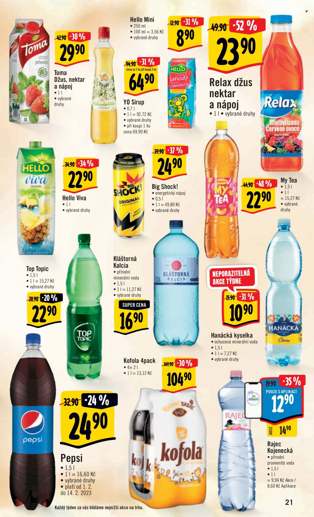 Leták Albert Hypermarket - 1.2.2023 - 7.2.2023. Strana 21