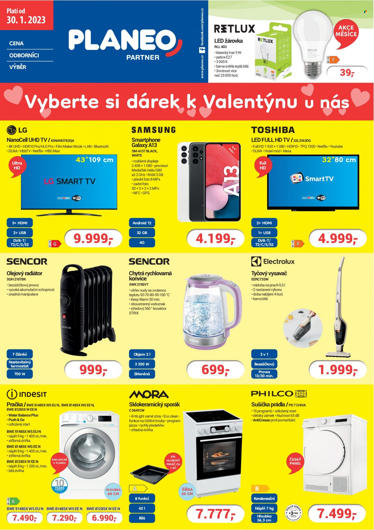 Leták PLANEO Elektro - 30.1.2023 - 5.2.2023. Strana 1